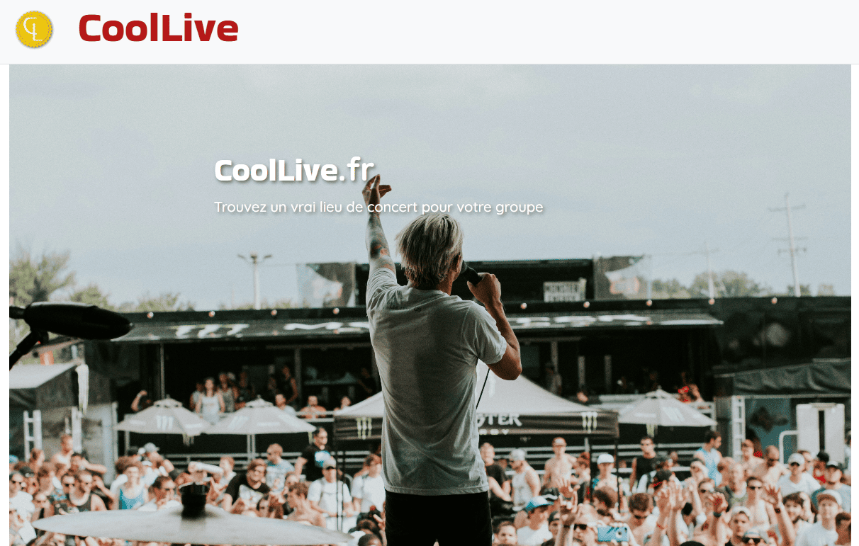 Aperçu site CoolLive V2 - 2025